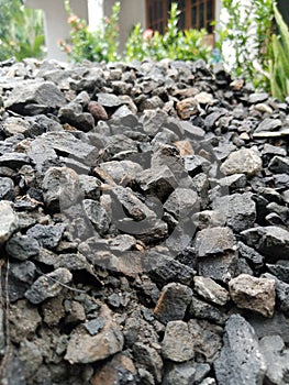 pile of thousands of pebbles photo