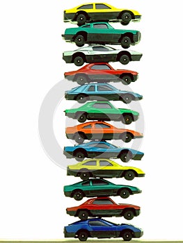 Pile of Toy Cars