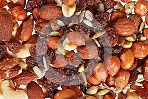 Pile of trail mix