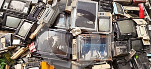 Electronic Waste Pile