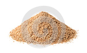 Pile of wheat bran