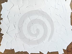 Pile of white sheets