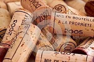 Pile Wine corks