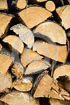 Pile of wood