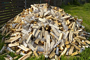 Pile of wood