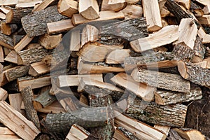 Pile of wood