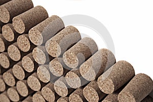 Piled corks