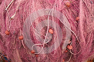 Piled fishing Nets image, piled Fishing nets picture,sea,entrapment,job