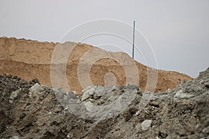 Piles of Dirt From The I-635 LBJ upgrade on the East and South part of loop