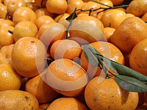 Piles of shantang fruits