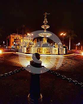 Pileta Plaza Mayor. Lima. Peru photo