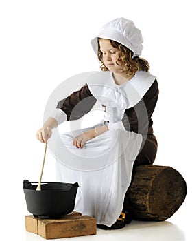 Pilgrim Girl Stirring