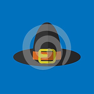 Pilgrim Hat. EPS10 vector illustration