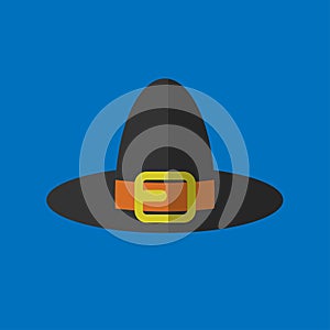 Pilgrim Hat. EPS10 vector illustration photo