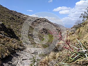 Pilgrim\'s Perspective: Overlooking Traslasierra Valley, Cordoba, Argentina