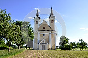 Pilgrimage church Holy Cross, Austria photo