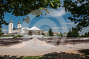 Pilgrimage church in Medjugorje