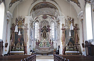 Pilgrimage Church Saint Mary. Pilgrimage Church Saint Mary in Aalen (Baden-Wuerttemberg), Germany. photo