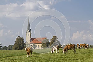 Pilgrimage church of St. Leonhard in Nussdorf am Inn