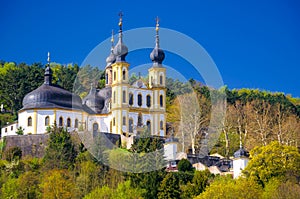 The Pilgrimage Church of the Visitation of Mary commonly called KÃÂ¤ppele at WÃÂ¼rzburg in the state of Bavaria in Germany