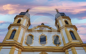 Pilgrimage Church of the Visitation of the Virgin Mary or popularly on the Nikolausberg above the city of WÃ¼rzburg, Germany