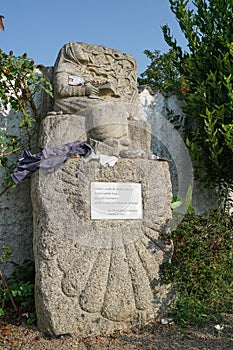 Pilgrimage memorial, Camino de Santiago, Spain