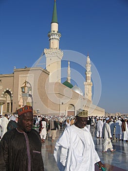 Pilgrims in Medina