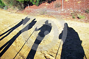 Pilgrims shadows