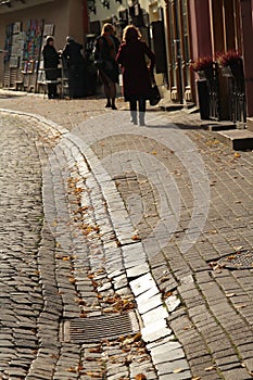 Pilies street in Vilnius, Lithuania