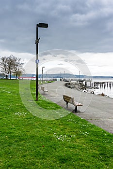 Pilings Shoreline Landscape 4