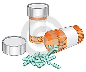 Pill Bottles-Prescription Drug