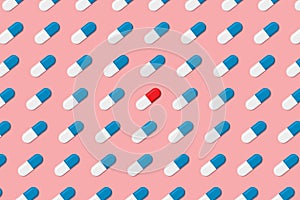 Pill capsule pattern