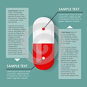 Pill infographic