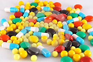 Pill vitamin capsules