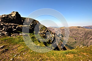 Pillar gulley down to the high level route