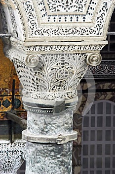 Pillar in the Hagia Sofia