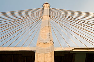 Pillar of huge bridge