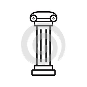 pillar icon vector