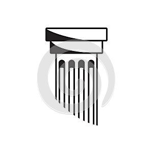 pillar icon vector