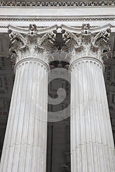 Pillar of St Pauls Cathedral, London