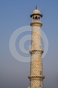 Pillar of Taj Mahal Daylight View