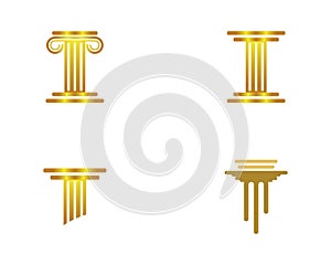 Pillar vector icon