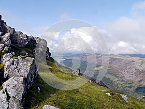 Pillar view over the Ennerdale valley, Lake District