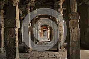 Pillared Corridor, Daulatabad Fort, Aurangabad, Maharashtra, India