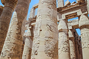 Pillared hall in Karnak Temple Complex (Luxor)