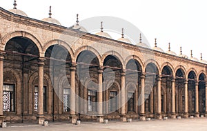 Pillars of an Ancient Mosque in Old Cairo, Egypt