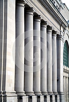 Pillars at Canadian Government Building