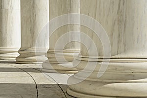 Pillars at the Jefferson Memorial photo
