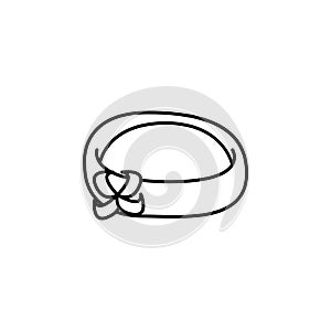 pillbox hat icon. Element of hat icon for mobile concept and web apps. Thin line pillbox hat icon can be used for web and mobile