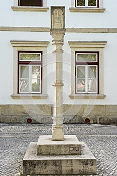 pillory in commemoration of the 870th anniversary of the charter of Miranda do Corvo.